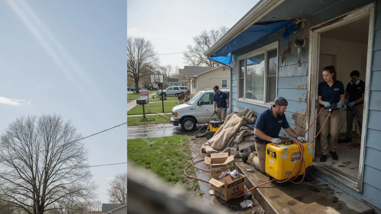Basement Flood Cleanup in Mekinock, ND near me